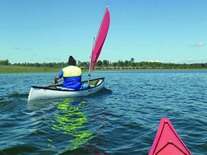 canoe sailing