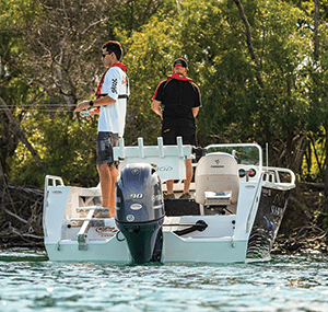 Sea-Rod 520 side console