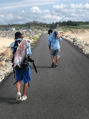 land-based game fishing iluka tuna