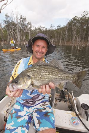 lake wyaralong bass fishing