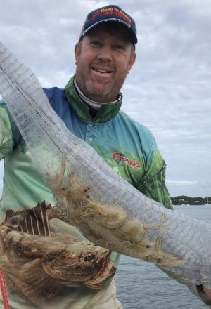 Ben Collins with the results of a nice cast.