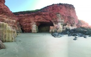 Pender Bay caves